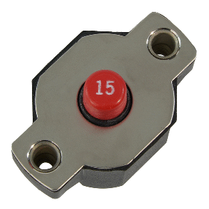 Egis 15a Push Button Reset Only Circuit Breaker Med Duty