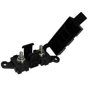 Egis Midi Fuse Block M5 Ss Locking Hardware Black Cover