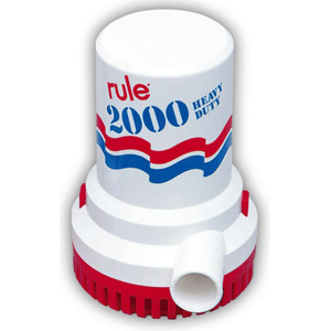 Rule 2000 Gph Non Automatic Bilge Pump 12v
