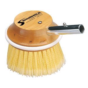 Shurhold 5" Round Brush Soft Yellow Polystyrene