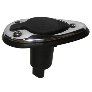 Perko Plug In Base Only 2 Pin Chrome Plated W 6-inch Pigtail