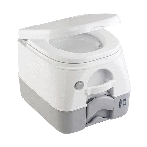 Dometic 974msd Portable Toilet Gray W/ Brackets Msd