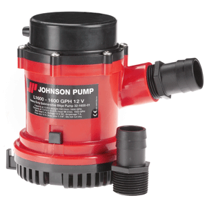 Johnson Pump 1600 Gph Bilge  Pump 1-1/8" Hose 12v