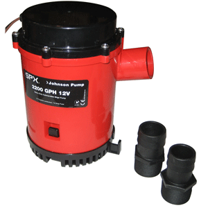 Johnson Pump 2200 Gph Bilge  Pump 1-1/8" Hose 12v