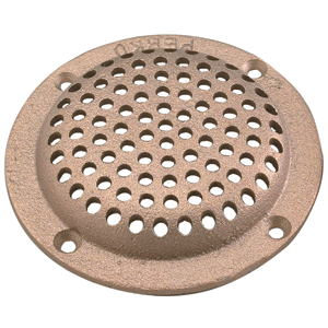 Perko 3-1/2" Round Bronze Strainer