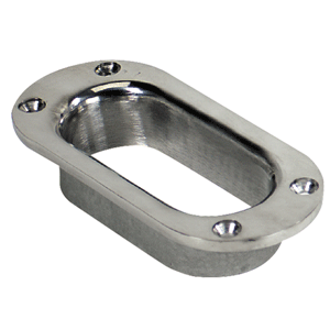 Whitecap Hawse Pipe 1-1/2" X 3-3/4" 316 Ss