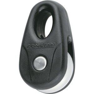 Ronstan Kite Block Black W/ White Sheave (pair)