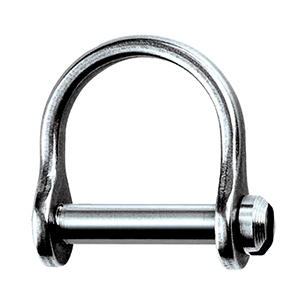 Ronstan Wide Dee Shackle 1/8"  Pin 15/32"l X 11/32"w