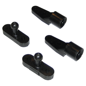 Perko Door Catches 2/card Black Nylon