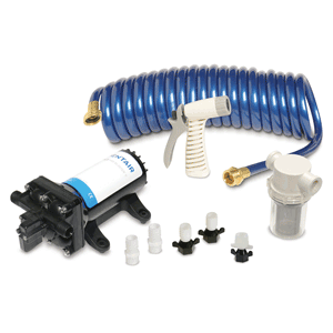 Shurflo Pro Blaster Ii 5.0 Pro Washdown Kit W/ Strainer Hose