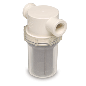 Shurflo 1/2" Raw Water Strainer W/ Bracket & Fittings