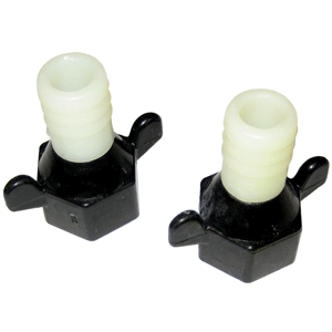 Shurflo 5/8" Barb X 1/2" Npt-f Hex/wingnut Straight Fitting