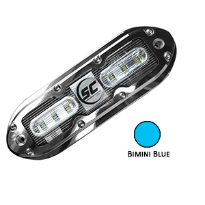 Shadow-caster Bimini Blue 6  Led Underwater Light W/20 Ft