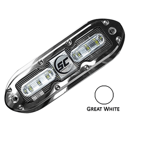 Shadow-caster Great White 6 Led Underwater Light W/20 Ft