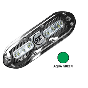 Shadow-caster Aqua Green 6 Led Underwater Light W/20 Ft