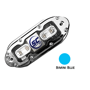 Shadow-caster Bimini Blue 4  Led Underwater Light W/20 Ft