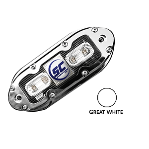 Shadow-caster Great White 4 Led Underwater Light W/20 Ft