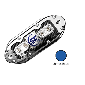 Shadow-caster Ultra Blue 4  Led Underwater Light W/20 Ft