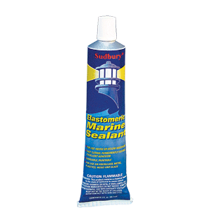 Sudbury Elastomeric White Sealant 3 Oz. Tube