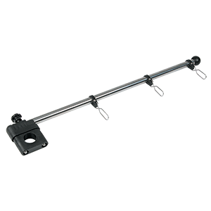 Whitecap 17" Rail Mount Flag Pole 1/2" Dia Ss Staff