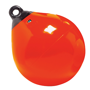 Taylor Made Tuff End 9" Orange Inflatable Vinyl Buoy