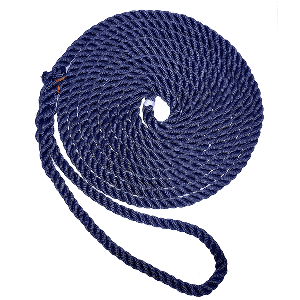 New England Rope 1/2" X 15' Nylon 3 Strand Dock Line