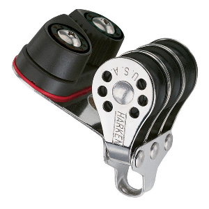 Harken 22mm Triple Micro Block W/ Cam Cleat- Fishing