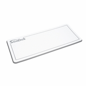 Seadek 16" X 39" 20mm Dual Density Large Helm Pad White/