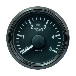 Vdo Singleviu 52mm (2-1/16") Oil Pressure Gauge - 5 Bar
