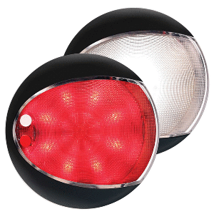 Hella Euroled 130 Touch White/red Black Shroud