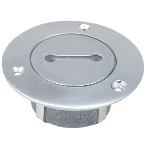 Perko 1" Chrome Unmarked Pipe  Deck Plate