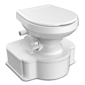 Dometic M65 Marine Gravity  Toilet- White - Standard Seat