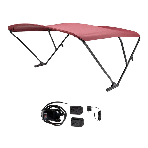 Sureshade Battery Powered Bimini Black Anodized Frame