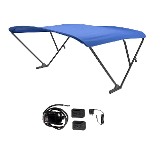 Sureshade Battery Powered Bimini Black Anodized Frame