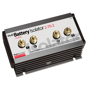 Promariner Battery Isolator 2 Alternator 2 Battery 70 Amp