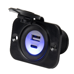 Marinco Sealink Dual Usb-a/c Combo Charger