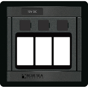Blue Sea 1520 Remote Control Switch 360 Panel 3 Blank