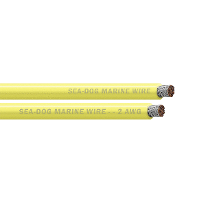Sea Dog 2 Awg Yellow 25ft Battery Cable