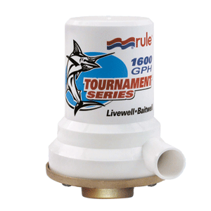 Rule Tournament Series Bronze  Base 1600 Livewell Pump