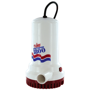 Rule 1800 Sump / Utility Pump W/ 8' Cord - 110v Automatic