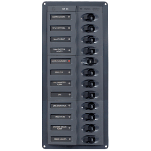 Bep Dc Panel - 12-way - No  Meter - Vertical
