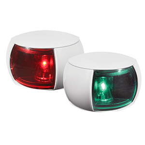 Hella Naviled Port & Starboard Lamp Kit White