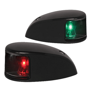 Hella Naviled Port & Starboard Lamp Kit Black Clear Lens