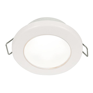 Hella Euroled 75 3" Round 12v White Spring Mount White