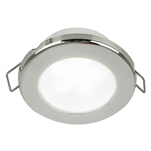 Hella Euroled 75 3" Round 24v White Spring Mount Polished