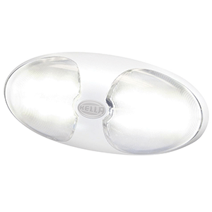 Hella Dureled 12 White Led  Interior Exterior Lamp Black