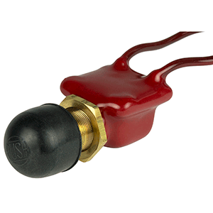Bep Push Button Switch 10a Spst Off-(on) Solid Cap