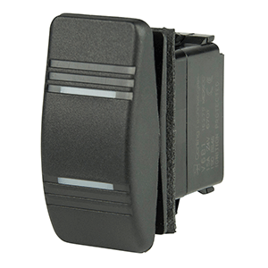 Bep Contura Switch Spdt Black On/off/on 2 Amber Led