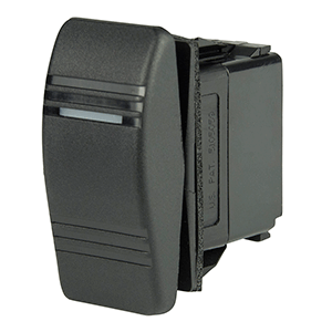 Bep Contura Switch Spdt Black (on)/off/on 1 Amber Led