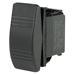 Bep Contura Dimmer Switch Spdt Black (on)/off/(on)